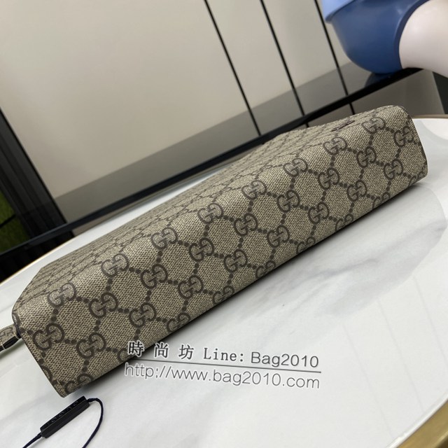 Gucci專櫃古馳最新款飾GG細節手拿包男士手包 jh2294型號：768255